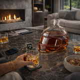 Whisky Bottle - Helmet Edition with Glasses