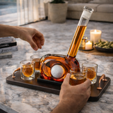 Whisky Bottle - Golf Edition and Glasses