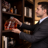 Whisky Bottle - Helmet Edition with Glasses