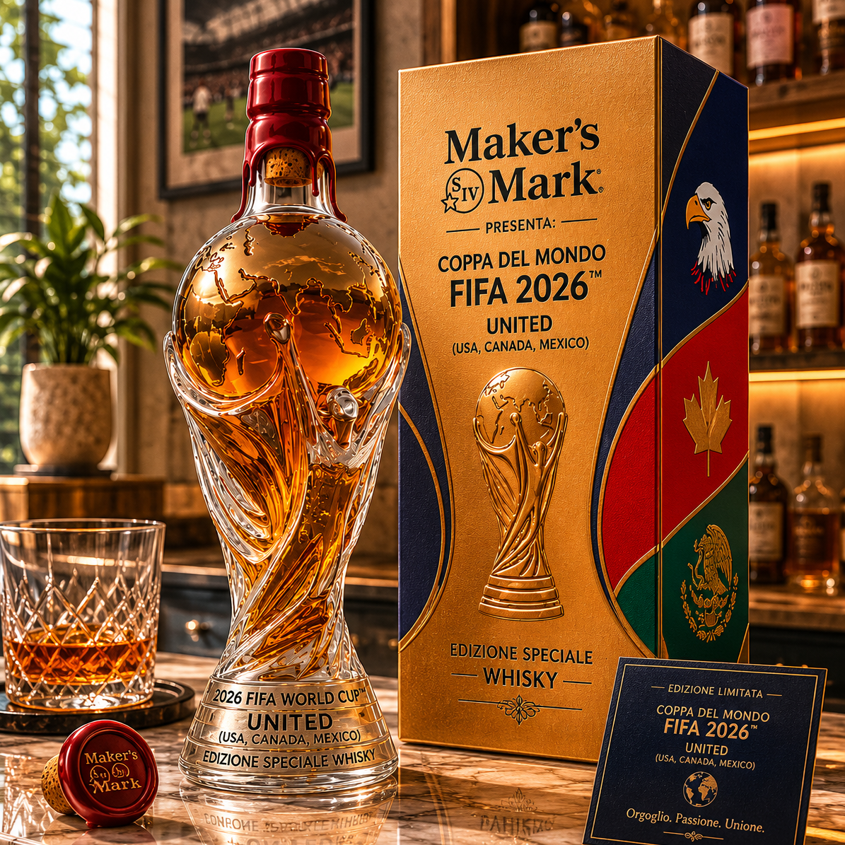 Whisky Bottle - World Cup Edition
