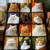 Adorable Kitten Quilted Blanket NCU0DV632