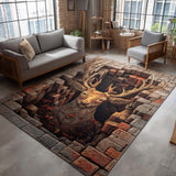 Deer Area Rug NCU0VT320