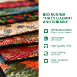 Festive Trees Quilted Bed Runner NCU0PT9036