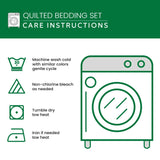 Forest Glow 3-Piece Quilted Bedding Set NCU0DK3749