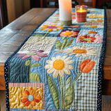 Flower Quilted Table Runner NCU0VT143
