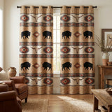 Buffalo Spirit Quilted Curtains NCU0TV1616