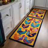 Chicken Garden Kitchen Area Rug NCU0DK11798
