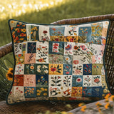 Country Bouquet Quilted Bedding Pillow Case NCU0PT7003