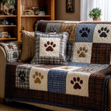 Country Paw Quilted Sofa Cover NCU0NT11723
