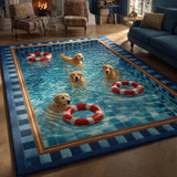Deep Golden Retriever Area Rug NCU0HH1927