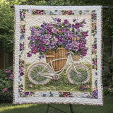 Floral Journey Art Quilt Hanging NCU0PT817