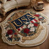 Freedom Map Custom Shape Area Rug NCU0NT12655
