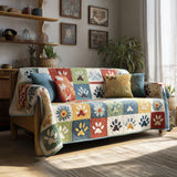 Heirloom Paw Quilted Sofa Cover NCU0PT11001