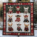 Holiday Chi Delight Art Quilt Hanging NCU0TH1619
