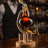 Whisky Bottle - Fixed Edition with Wooden Base