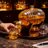 Whisky Bottle - Special Edition with Barrel and Glasses