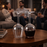 High-Quality Upside-Down Wine Glass