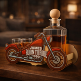 Whisky Bottle - Special Edition for Motorcyclists with Glasses