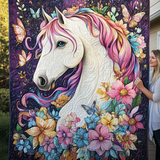 Majestic Mane Art Quilt Hanging NCU0DV835