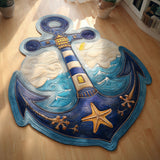 Nautical Glasswork Beacon Custom Shape Area Rug NCU0PT11619