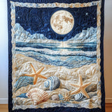 Ocean Night Art Quilt Hanging NCU0PT677