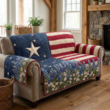 Patriot Garden Quilted Sofa Cover NCU0DK12152