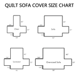 Winter Wonder Quilted Sofa Cover NCU0NT10948