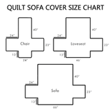 Texas Dust Quilted Sofa Cover NCU0NT10814