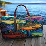Rainbow Trout Quilted Duffle Bag NCU0PT9016