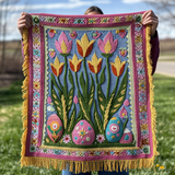 Resurrection Bloom Woven Sofa Blanket NCU0DV4037