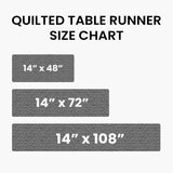All-American Elegance Quilted Table Runner NCU0PT4813