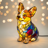 Corgi Lamp in a Sitting Pose