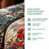 Jingle Beard Quilted Sofa Cover NCU0DV8256