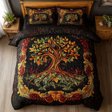Tree of Triumph 3-Piece Quilted Bedding Set NCU0PT3142