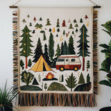 Wilderness Van Life Woven Sofa Blanket NCU0NT4764