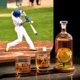 Whisky Bottle - Baseball Set Edition with Glasses